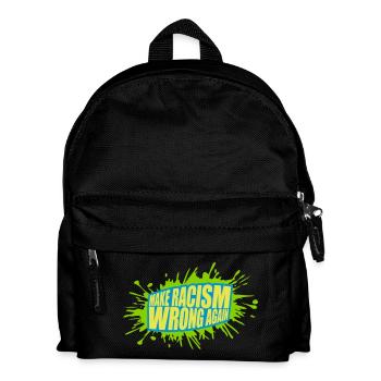 make racism wrong again - Kids' Backpack - black - Front