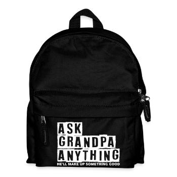 Grand-père n’importe quoi - Meilleur grand-père du monde - Sac à dos Enfant - noir - Devant
