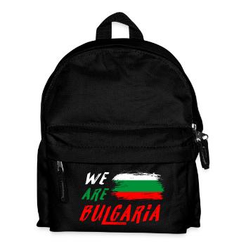 Wir sind Bulgarien Flagge - Kinder Rucksack - Schwarz - Vorne
