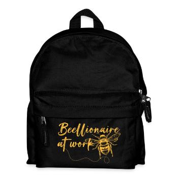 Beellionaire at Work - Kids' Backpack - black - Front