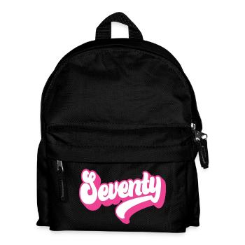 Seventy 70th Birthday Women Her 70 Years Old - Kids' Backpack - black - Front