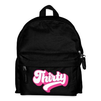 Dreißig 30. Geburtstag für Frauen 30 Jahre alt - Kinder Rucksack - Schwarz - Vorne