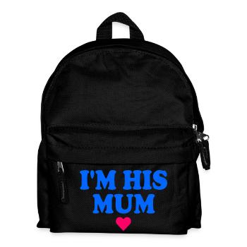 im his mom - Kinder Rucksack - Schwarz - Vorne