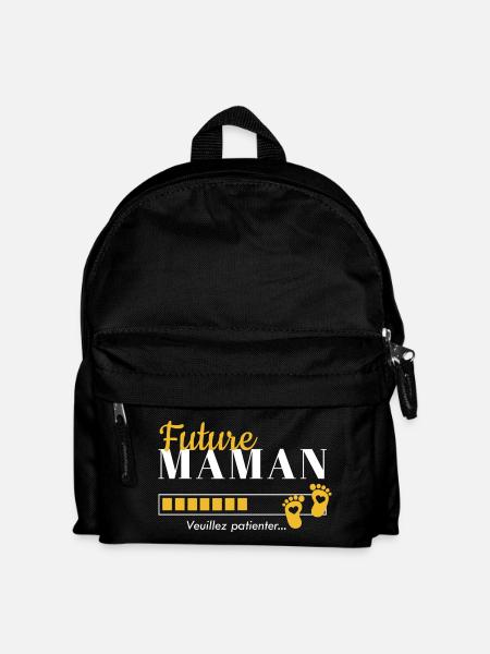Future Maman, veuillez patienter - Sac à dos Enfant - noir