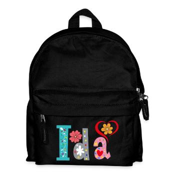 Nom personnalisé d’Ida - Sac à dos Enfant - noir - Devant