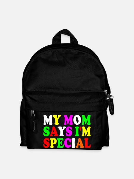 my mom says i'm special - Sac à dos Enfant - noir