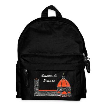Dom von Florenz in Italien - Kinder Rucksack - Schwarz - Vorne