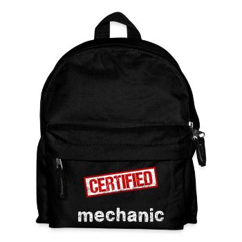 Mechaniker - Kinder Rucksack - Schwarz - Vorne