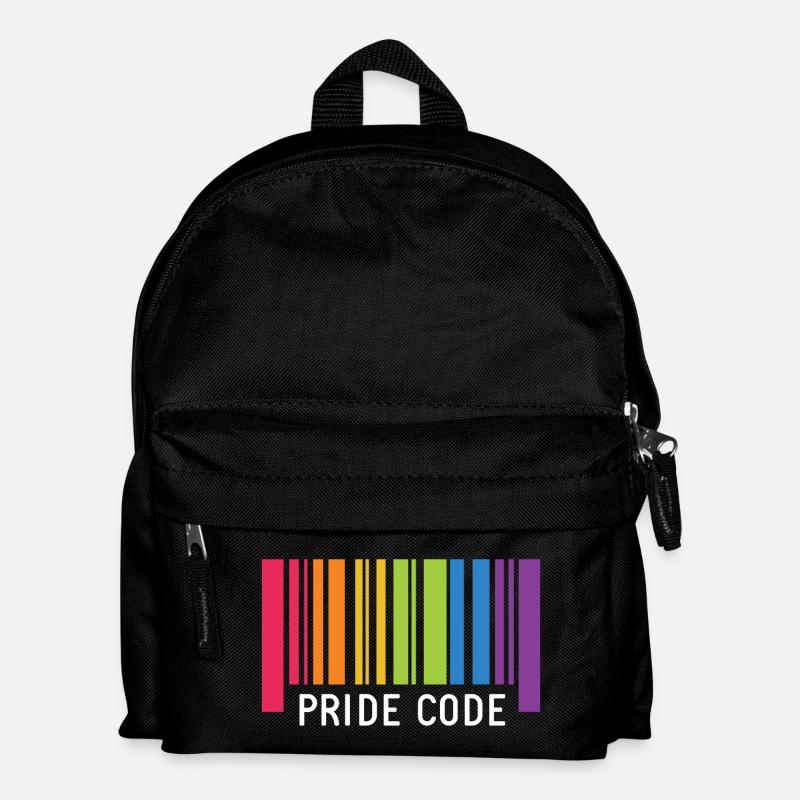LGBT Pride Monat - Pride Code - Kinder Rucksack - Schwarz