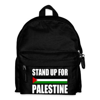 stand up for palestine - Kids' Backpack - black - Front