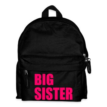 Big sister - Kinder Rucksack - Schwarz - Vorne