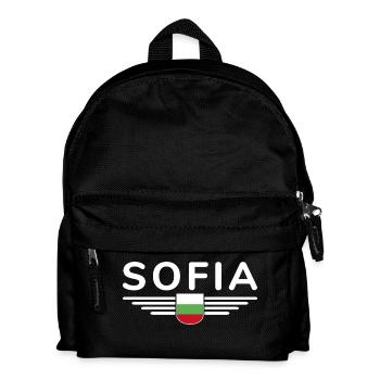 Sofia Design – Fière de la capitale bulgare - Sac à dos Enfant - noir - Devant