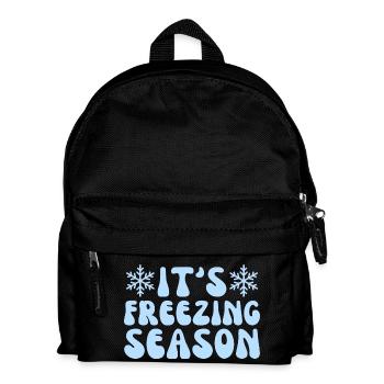It's Freezing Season, Winter Season Lovers - Kids' Backpack - black - Front