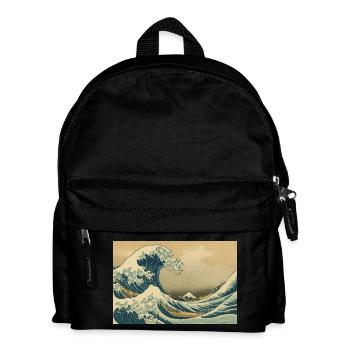 wave - Kids' Backpack - black - Front