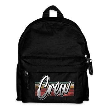 Crew - Kinder Rucksack - Schwarz - Vorne