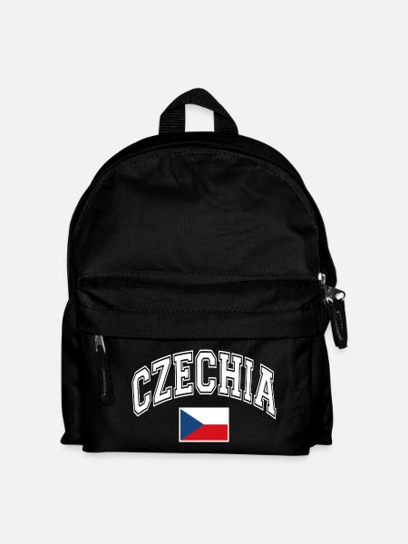 Czech Republic Flag - Kids' Backpack - black