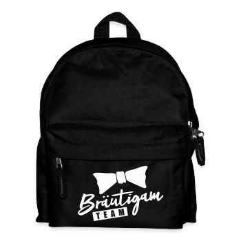 Groom Team - Kids' Backpack - black - Front