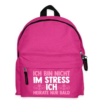 Bachelor Party Team Bride Hen Party - Kids' Backpack - fuchsia - Front
