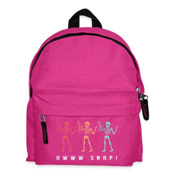 Fracture du bras Fracture osseuse du squelette d’Halloween - Sac à dos Enfant - fuchsia - Devant