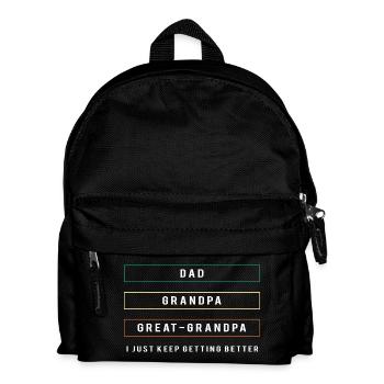 Papy Petit-fils Grand-père Grand-père - Sac à dos Enfant - noir - Devant