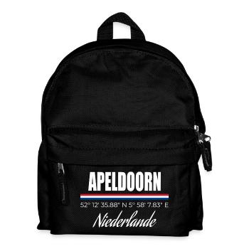 Apeldoorn - Kinder Rucksack - Schwarz - Vorne