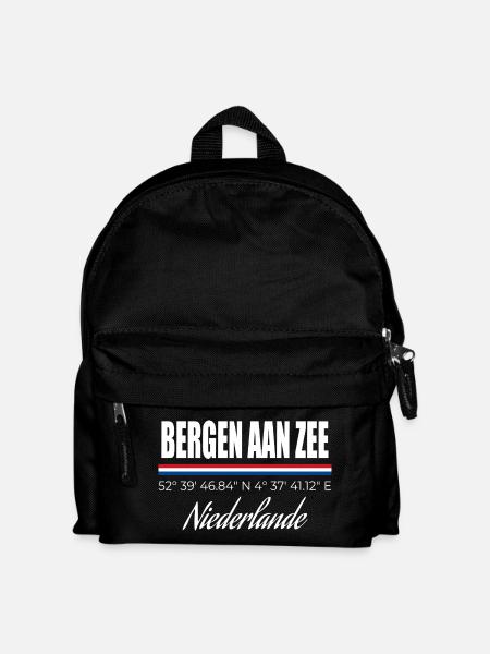 Bergen aan Zee - Kinder Rucksack - Schwarz