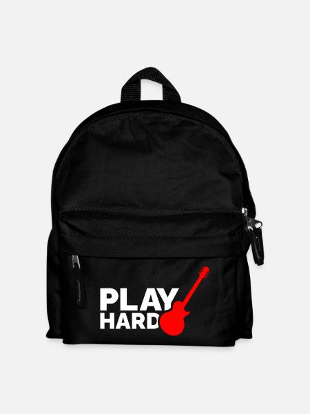 Play Hard - Kinder Rucksack - Schwarz