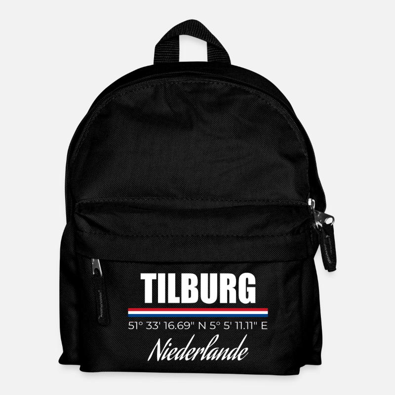 Tilburg - Kinder Rucksack - Schwarz