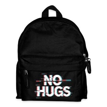 Pas de câlins s’il te plaît garde tes distances câlins antisociaux - Sac à dos Enfant - noir - Devant