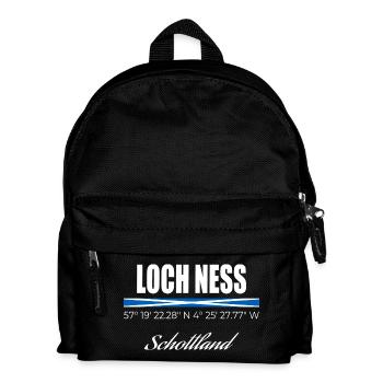 Loch Ness - Kinder Rucksack - Schwarz - Vorne