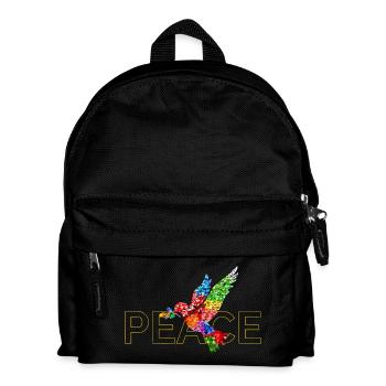 Paix - Sac à dos Enfant - noir - Devant