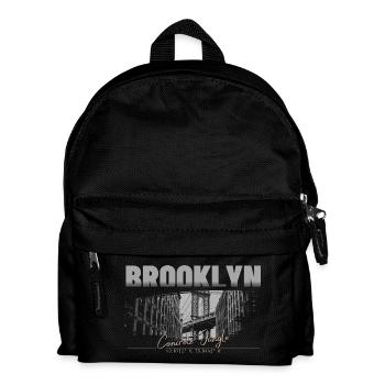 Brooklyn Concrete Jungle Streetwear - Kinder Rucksack - Schwarz - Vorne