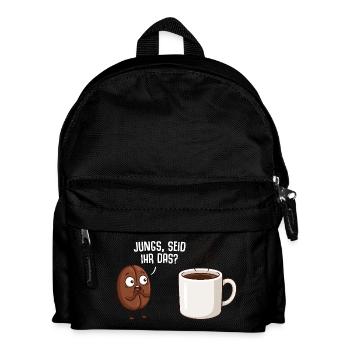 Coffee drinkers guys are you the coffee bean - Kids' Backpack - black - Front