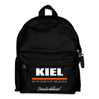Kiel - Kinder Rucksack - Schwarz - Vorne