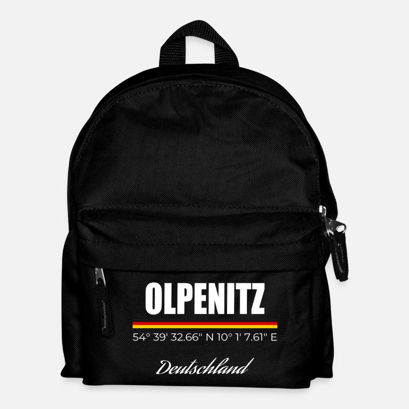 Olpenitz - Kinder Rucksack - Schwarz