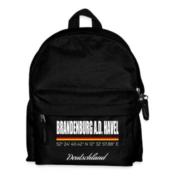 Brandenburg an der Havel - Kinder Rucksack - Schwarz - Vorne
