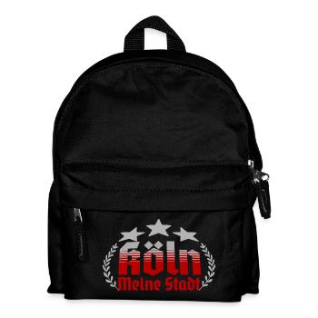 Köln meine Stadt - Kinder Rucksack - Schwarz - Vorne