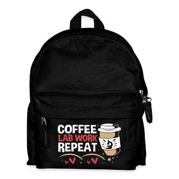 Laboratory Biology Chemistry Microscope Laboratory - Kids' Backpack - black - Front