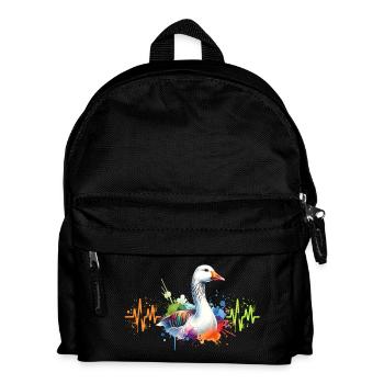 Ligne Cœur d’Oie - Sac à dos Enfant - noir - Devant