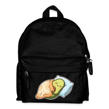 Avocado Schlafen - Kinder Rucksack - Schwarz - Vorne