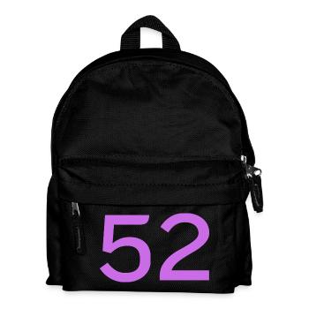 52 - Kinder Rucksack - Schwarz - Vorne