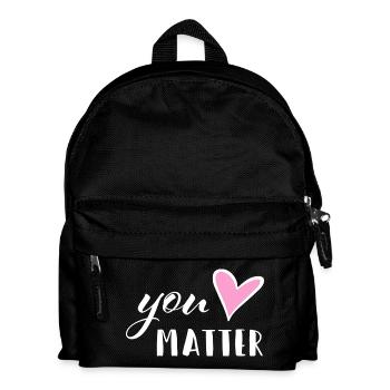 You matter - Mental Health Encourager Self-Love - Kids' Backpack - black - Front