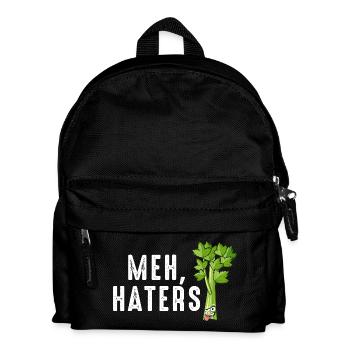 Meh Celery Haters Tee - Kids' Backpack - black - Front