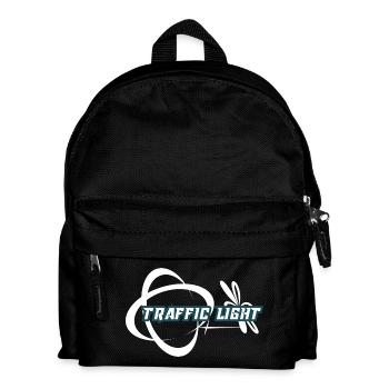 Traffic Light Fusion Logo - Kinder Rucksack - Schwarz - Vorne