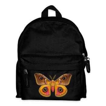 Emperor Moth Saturnia pavonia - Kids' Backpack - black - Front