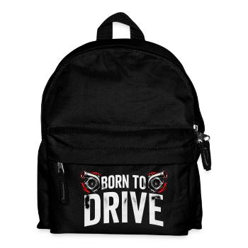 Geboren, um Turbo zu fahren - Kinder Rucksack - Schwarz - Vorne