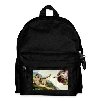 Modern Michelangelo - Kinder Rucksack - Schwarz - Vorne