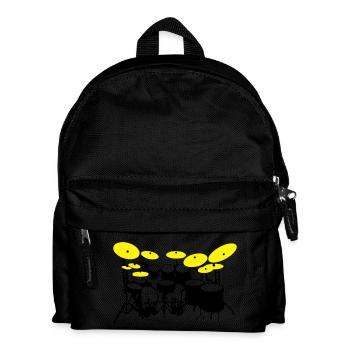 große Trommel-Kit - Kinder Rucksack - Schwarz - Vorne