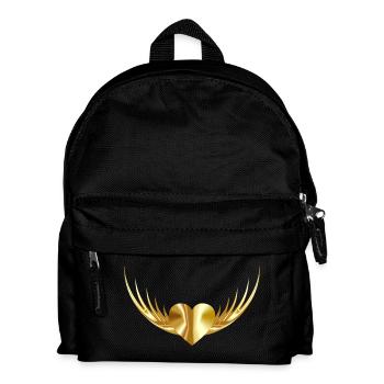 Heart Gold - Kids' Backpack - black - Front