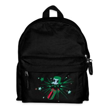Explosion Knaller Idee Geschenk Feuerwerk Party - Kinder Rucksack - Schwarz - Vorne